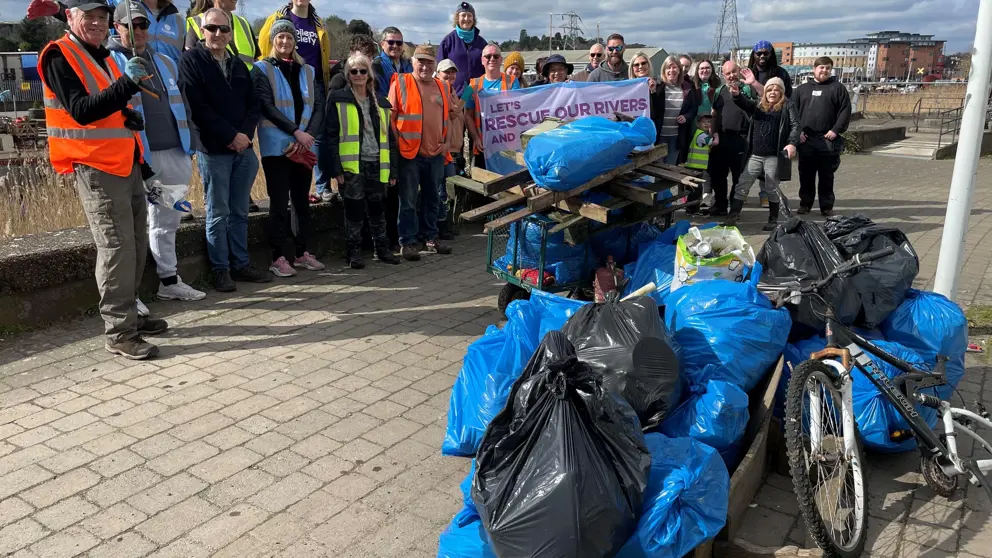 Litter Pick Rubbish Collected 1